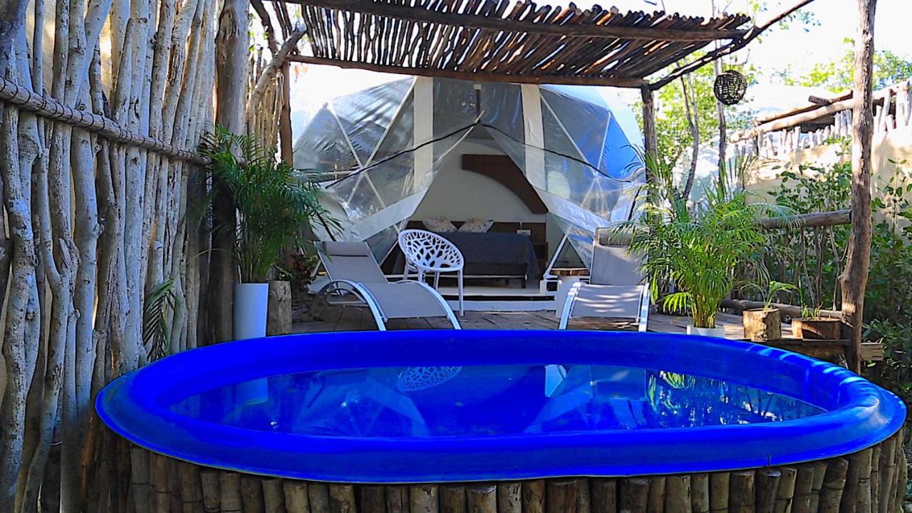 Glamping Tulum With Private Mini Pool Hotel Exterior foto